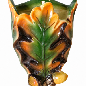 Goebel Oak Leaf & Acorn Wall Pocket Vase, West Germany,1957